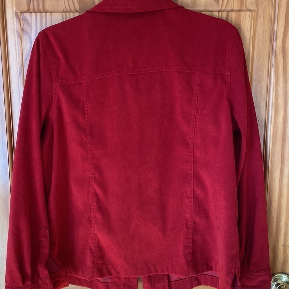 Koret Women's Red Button Down Shirt - Picture 9 of 9